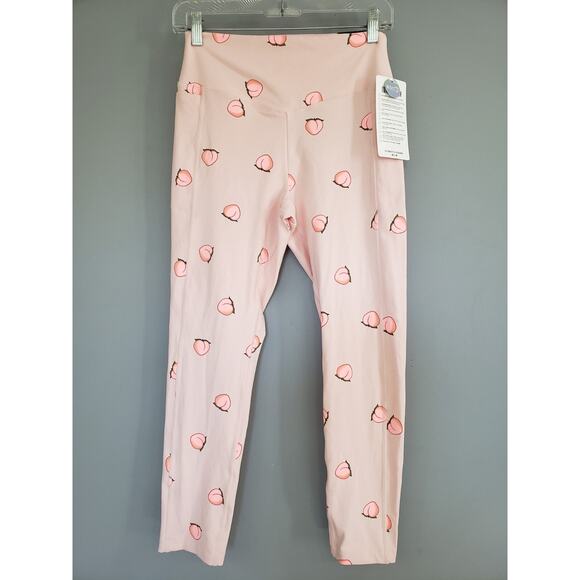 NEW VICTORIA’S‎ SECRET PINK Ultimate Peach High Waist 7/8 Ankle Leggings Size M - Picture 1 of 6